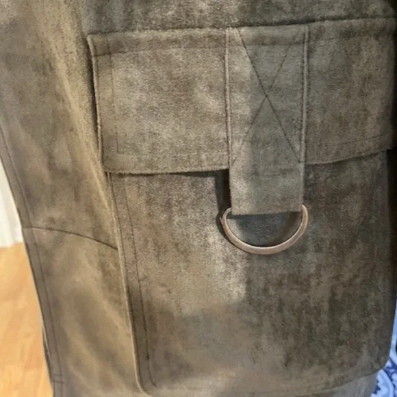 Ivy Jane Faux Suede Jacket sz XL - Picture 12 of 15